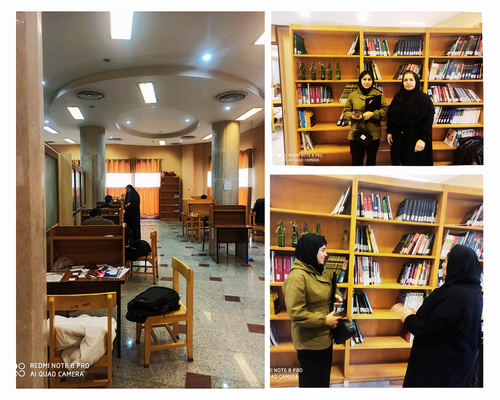 بازدید میدانی ریاست کتابخانه مرکزی دانشگاه علوم پزشکی از واحد کتابخانه بیمارستان شهید دکتر جلیل/ تقدیر از عملکرد متمایز کتابدار مرکز